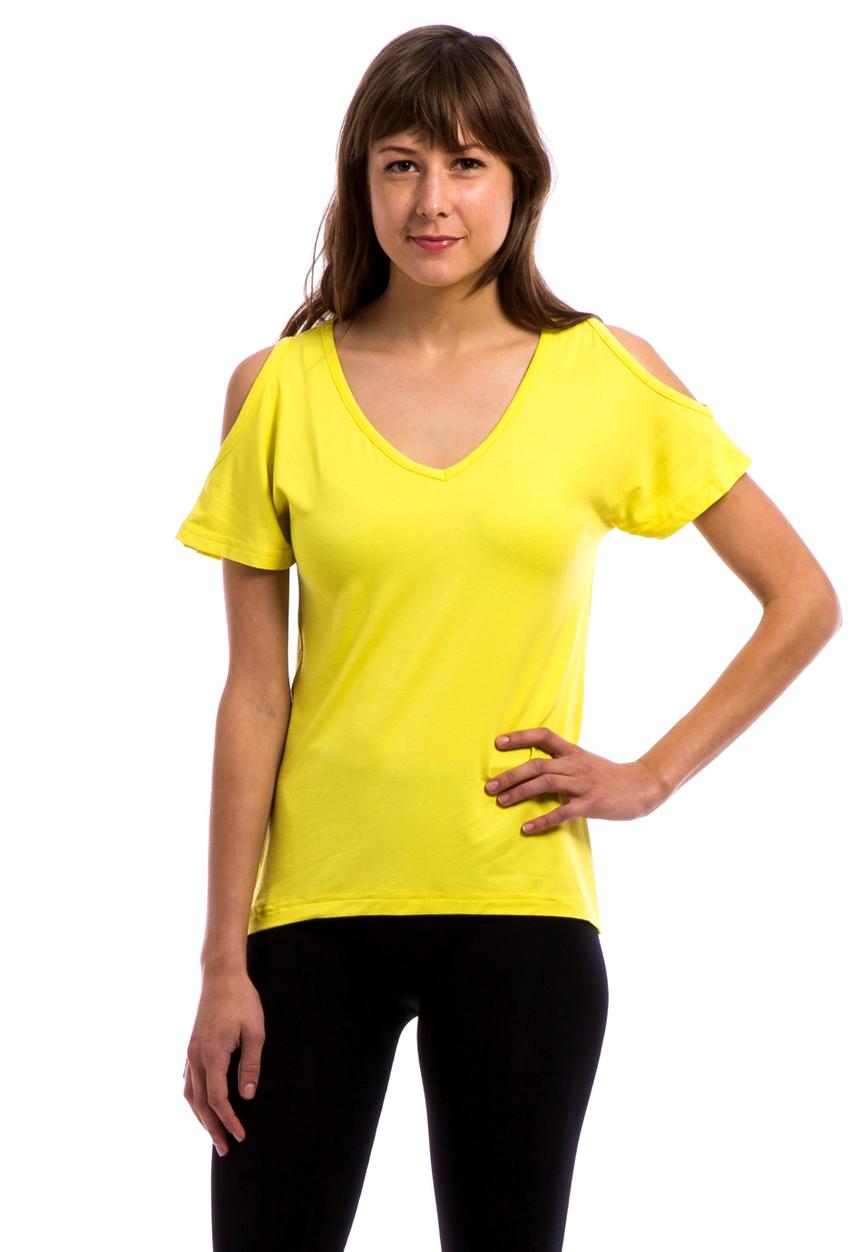 non-european™ - Peep Shoulder Tee – Citrus