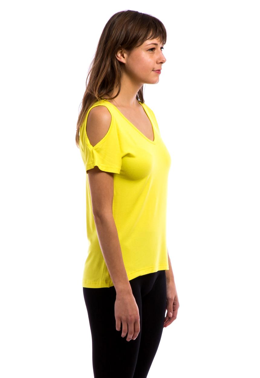 non-european™ - Peep Shoulder Tee – Citrus