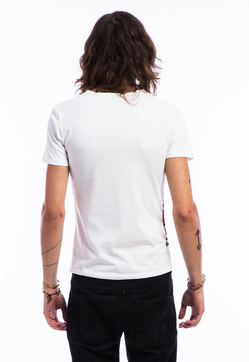 Peace, Love & Tie-Dye - Aztec One Patch – White