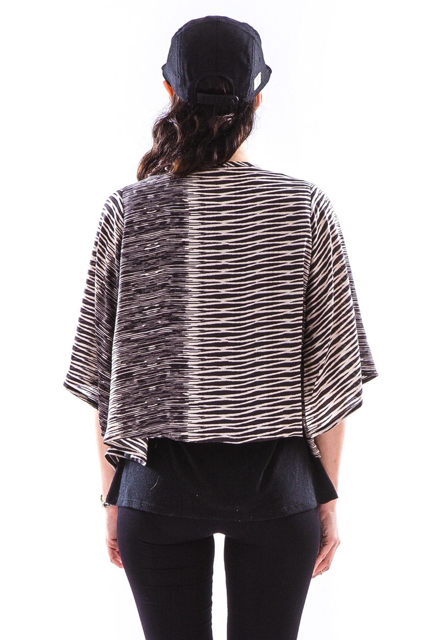 Peace, Love & Tie-Dye - The 3 Way Top – Black & White
