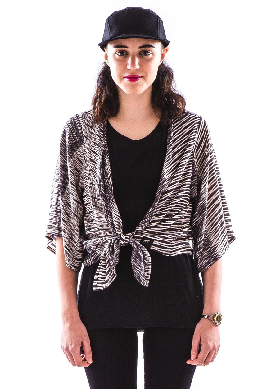 Peace, Love & Tie-Dye - The 3 Way Top – Black & White