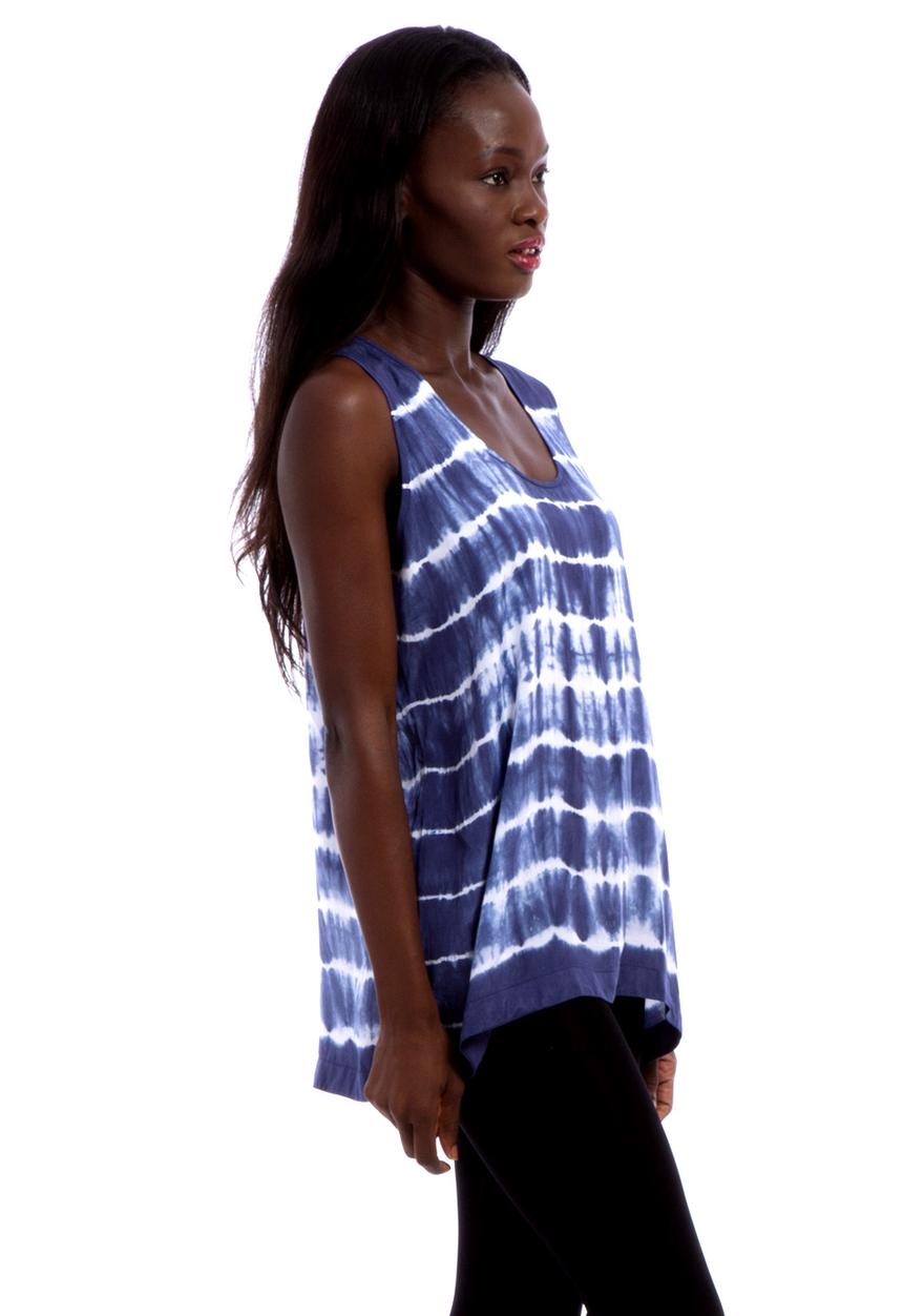 Peace, Love & Tie-Dye - Tie-Dye Top – Indigo