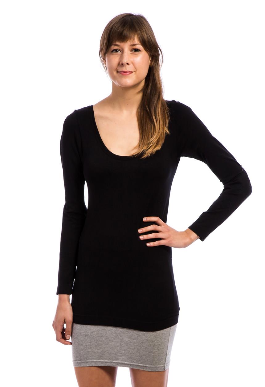 Betty Basics - Coco Scoop Top – Black