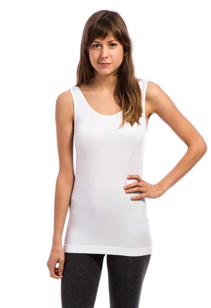 Betty Basics - Veronica Tank – White