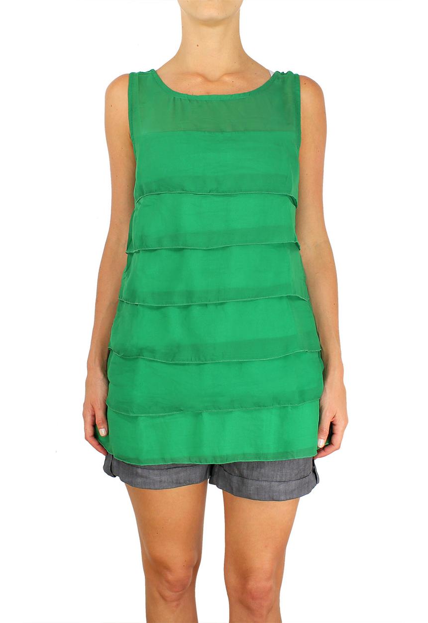 Big Blowout Sale - Tiered Top – Green