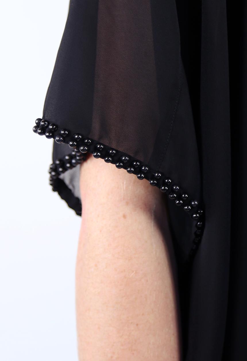 Big Blowout Sale - Foxy Boxy Shirt – Black