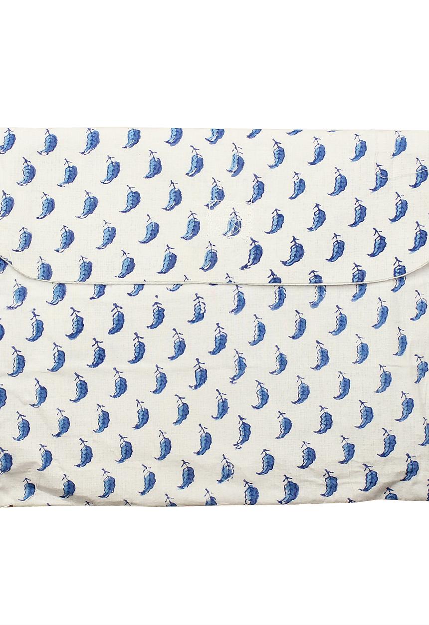 Big Blowout Sale - Cotton Pyjamas – Blue Leaf Print