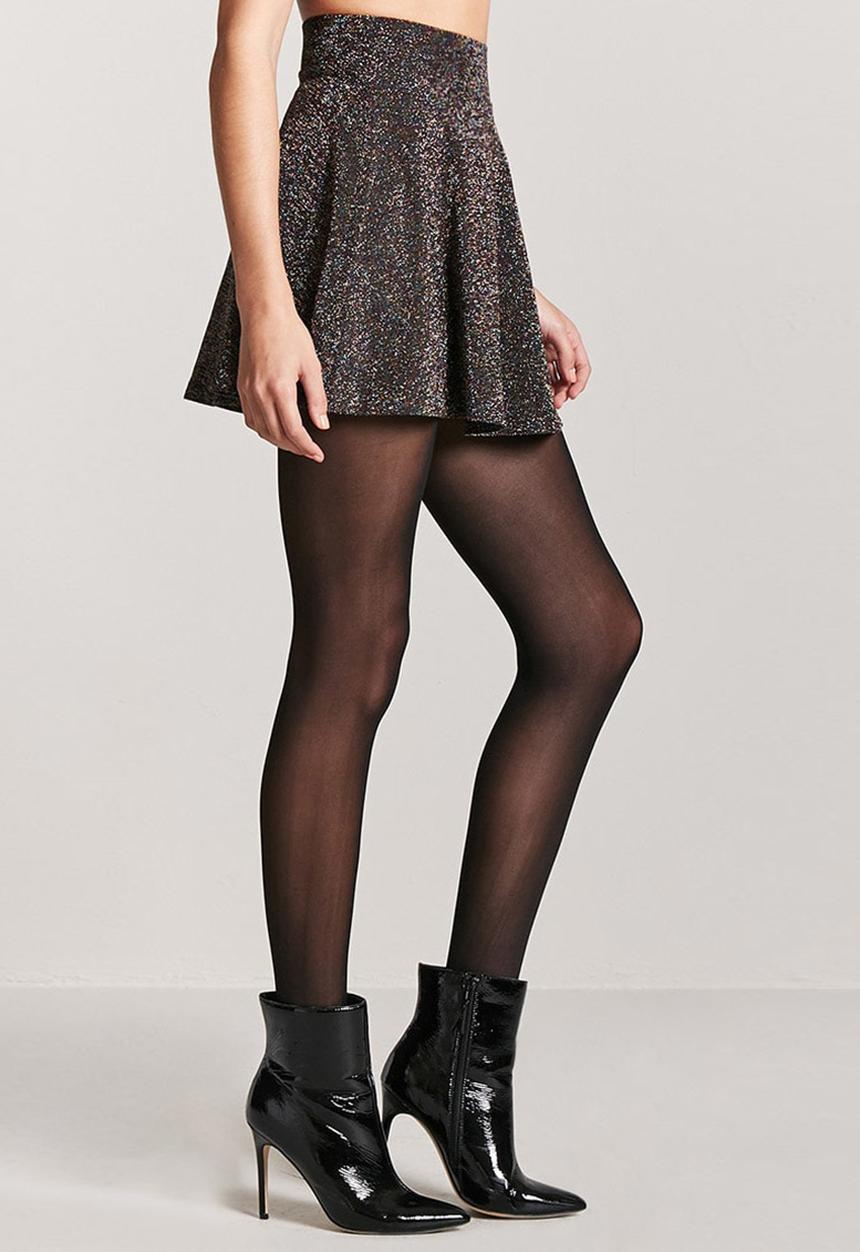 Forever21 - Shimmer Detail Skirt Multi-colour