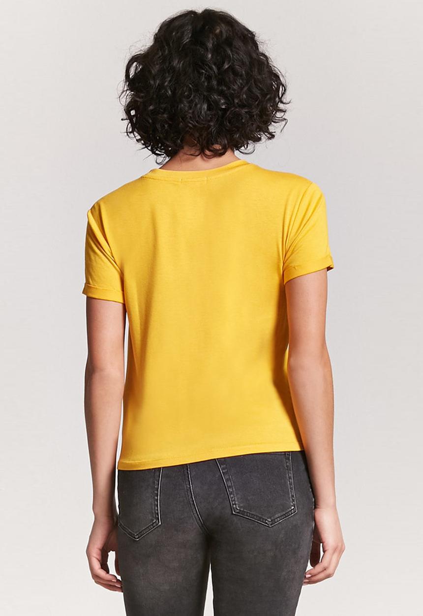 Forever21 - Short Sleeve T-shirt Yellow