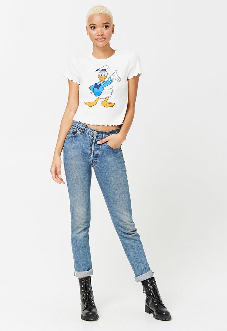 Forever21 - Animated T-shirt White