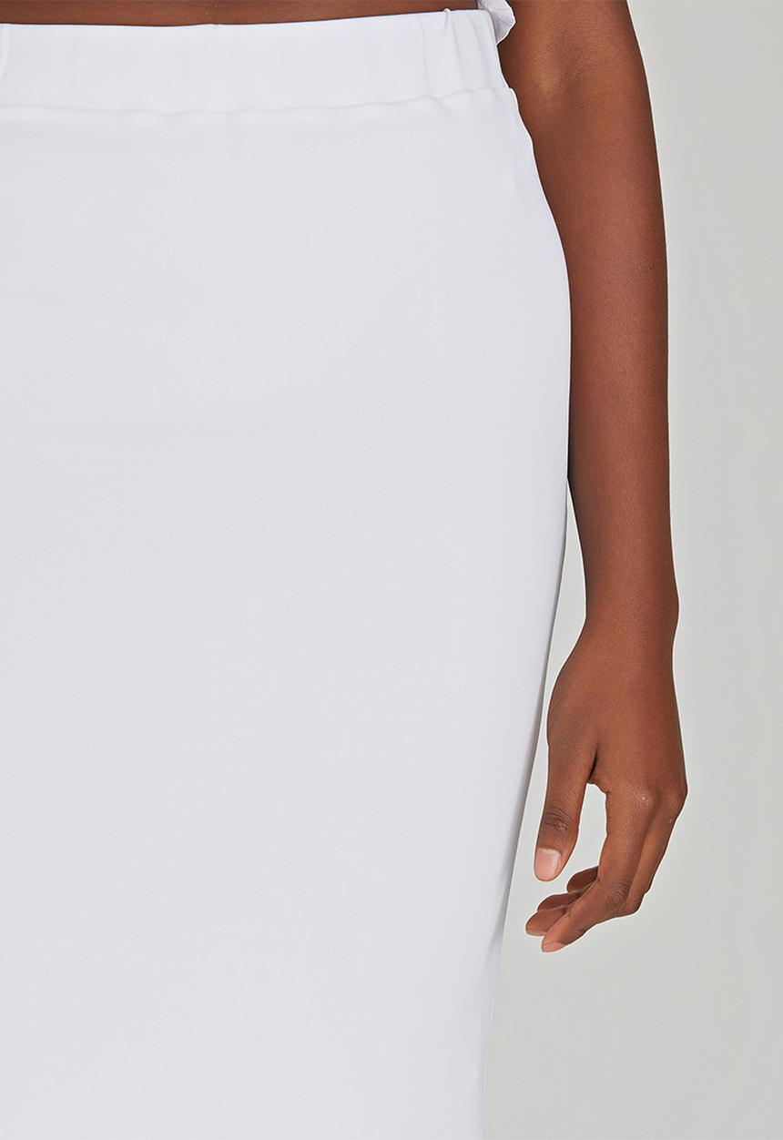 LUMIN - Tube Skirt White