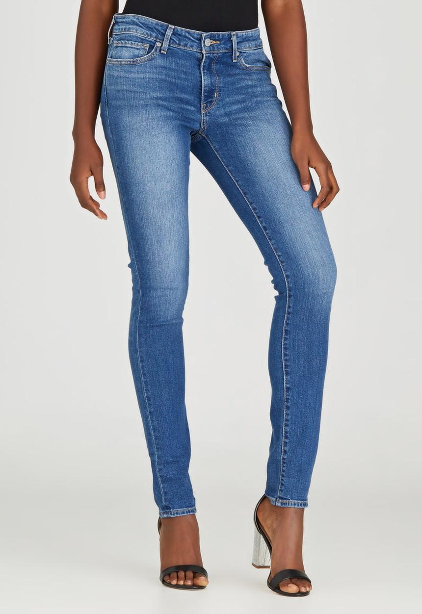 Levi’s® - 711 Skinny Pale Night Jeans Mid Blue