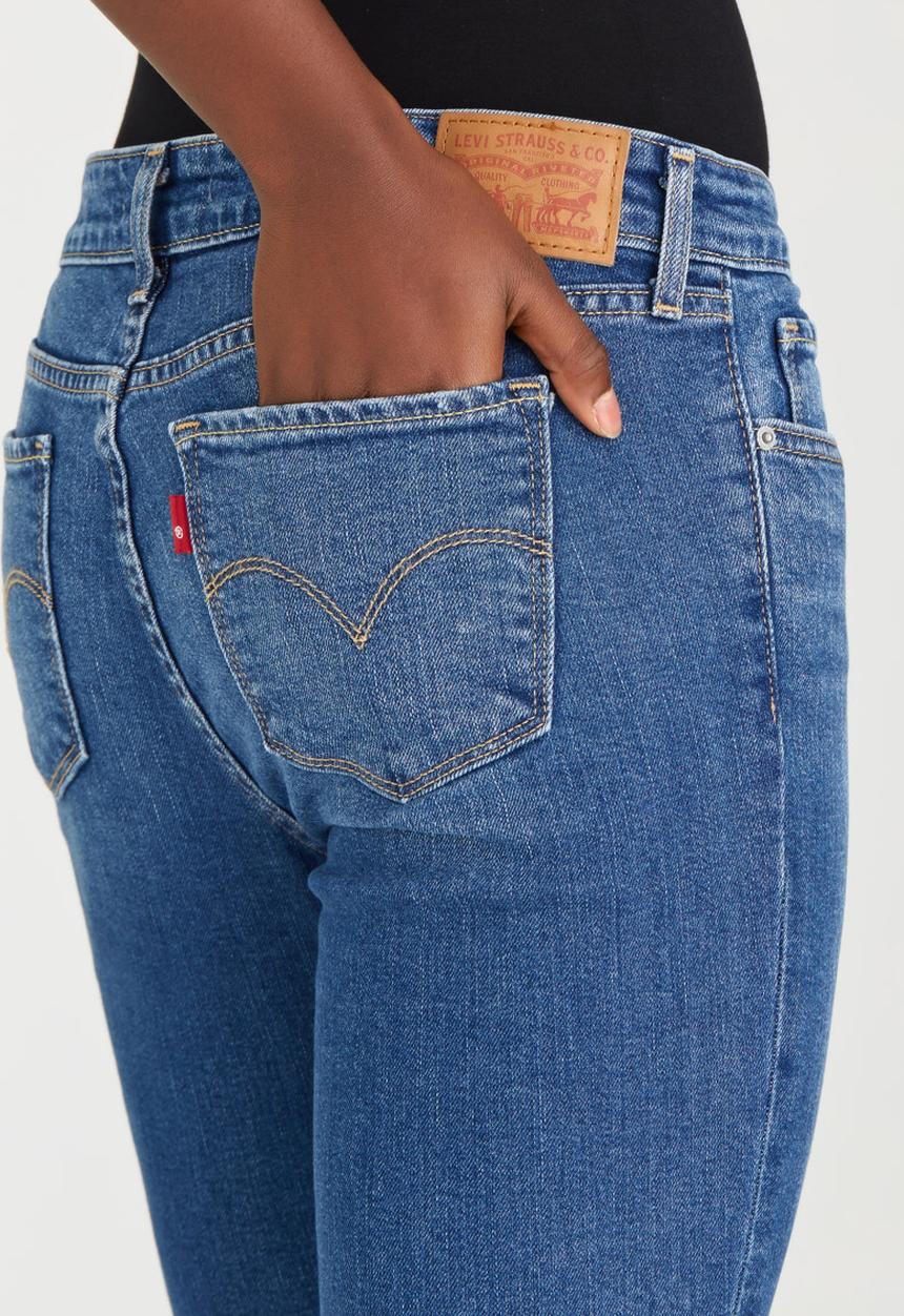 Levi’s® - 711 Skinny Pale Night Jeans Mid Blue