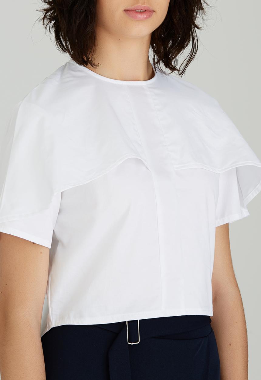 Somerset Jane - Coppelia Cropped Shirt White