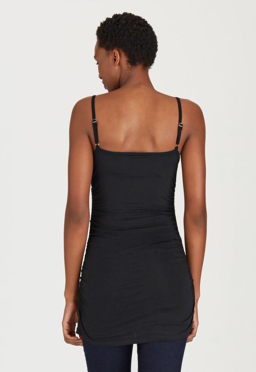 Cherry Melon - Basic Side Gauge Cami Black