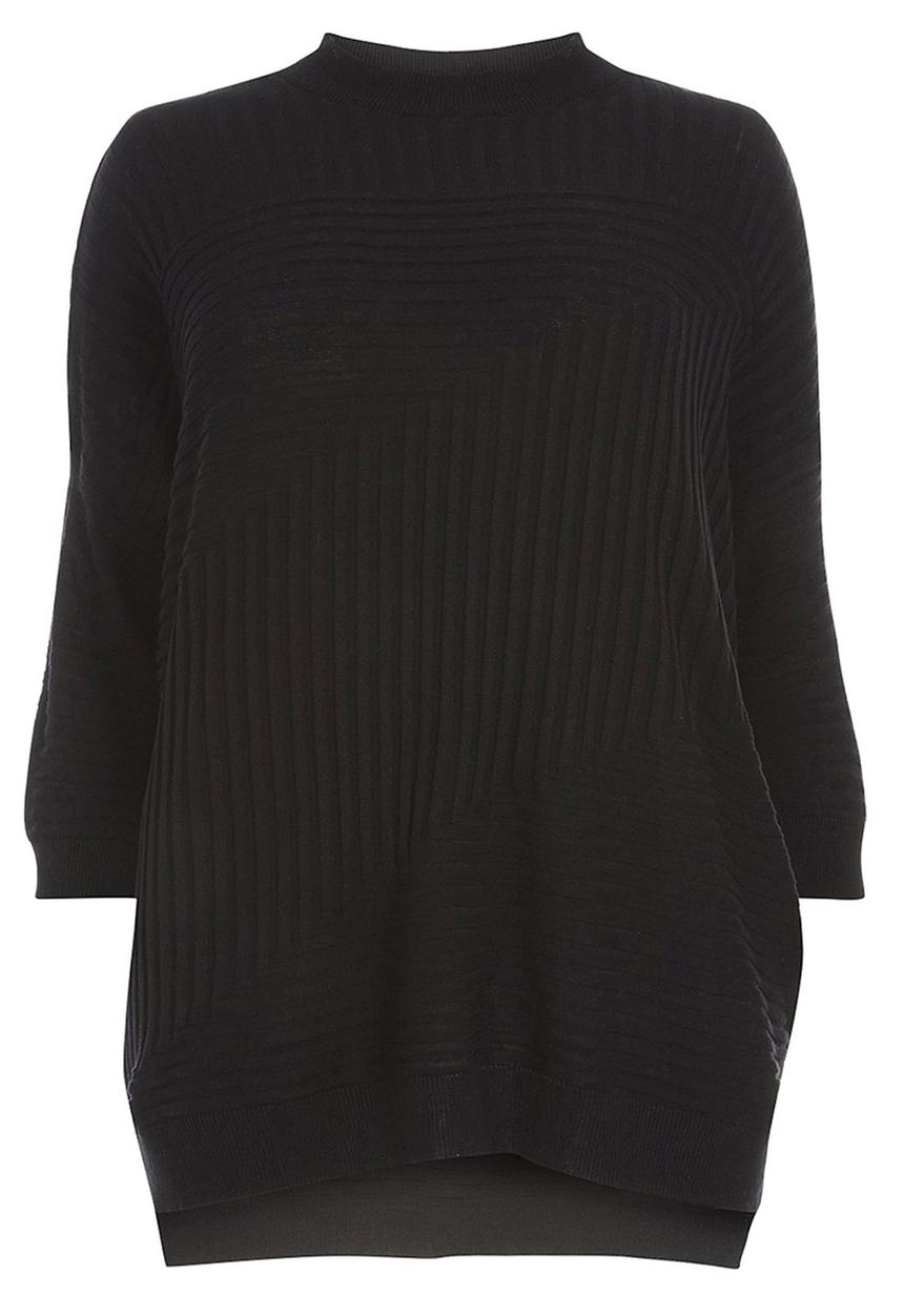 EVANS - High Neck Jumper Black