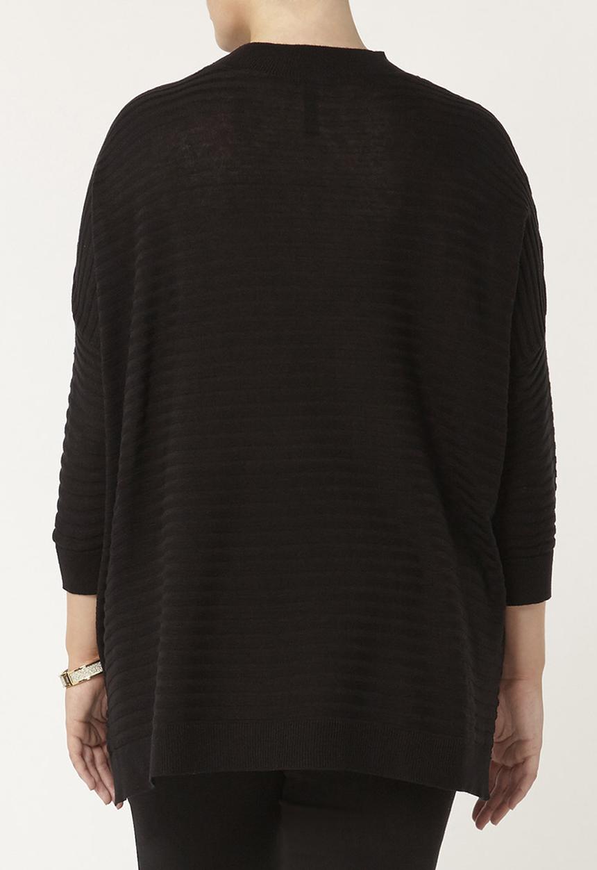 EVANS - High Neck Jumper Black