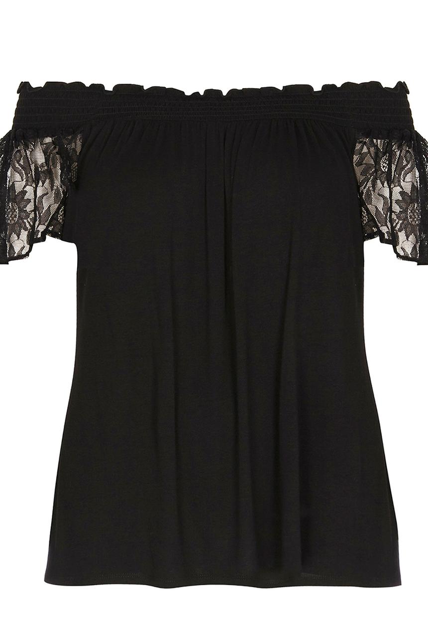 EVANS - Gypsy Top Black
