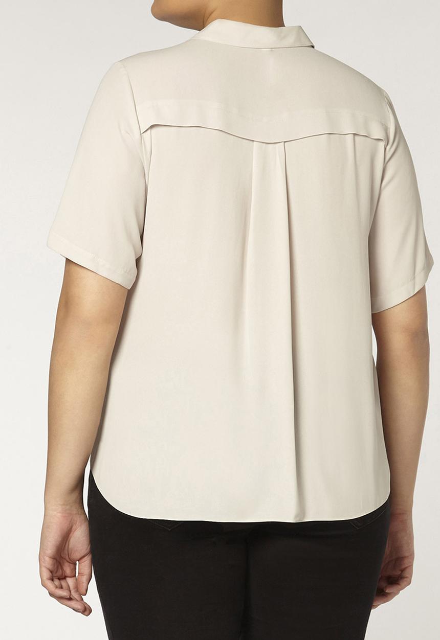 EVANS - Pocket Shirt Beige