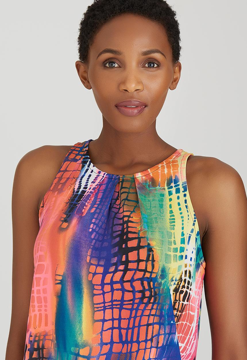 Revenge - Bright Halter Top Multi-colour