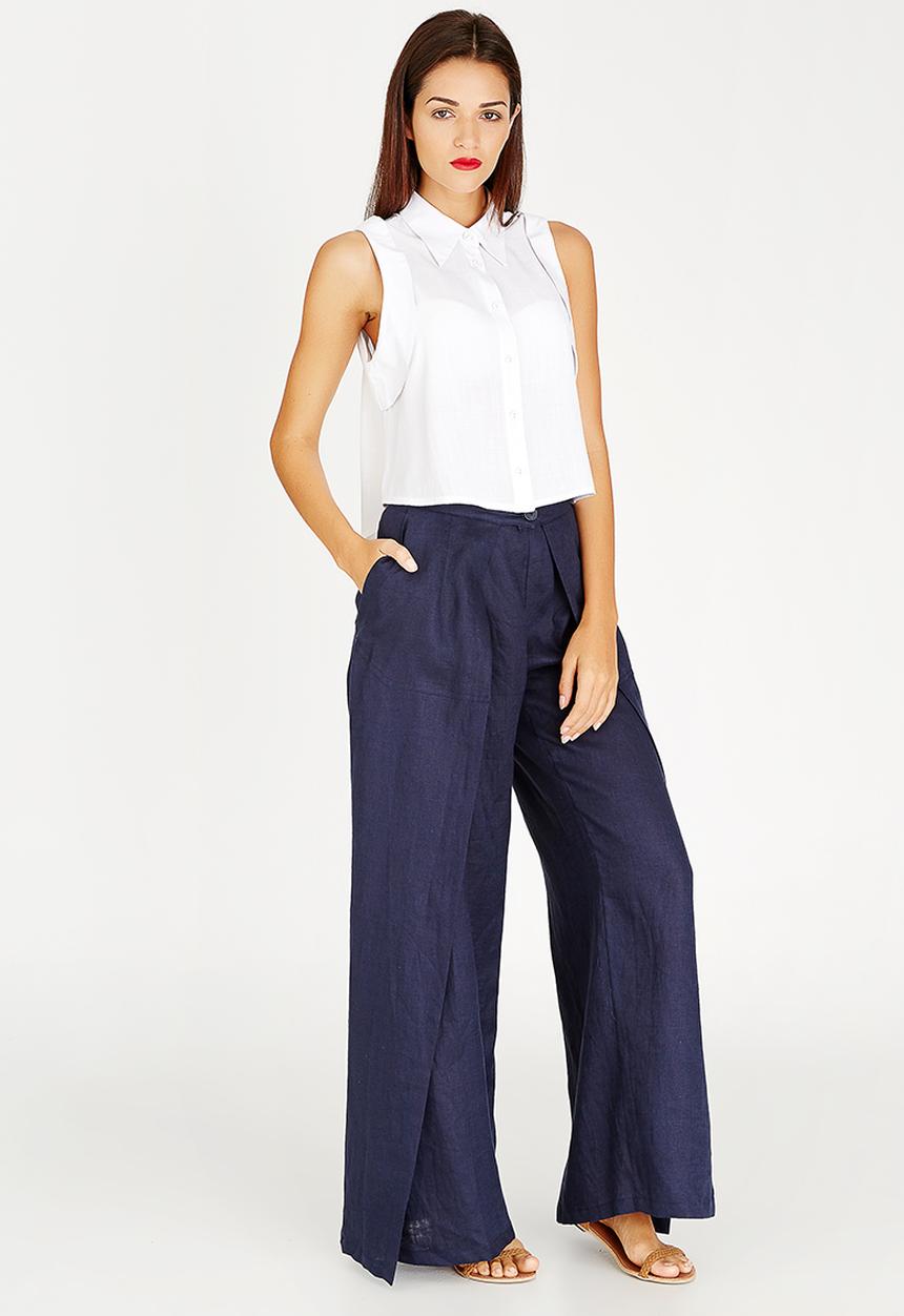 AMANDA LAIRD CHERRY - Fezile Sleeveless Shirt White