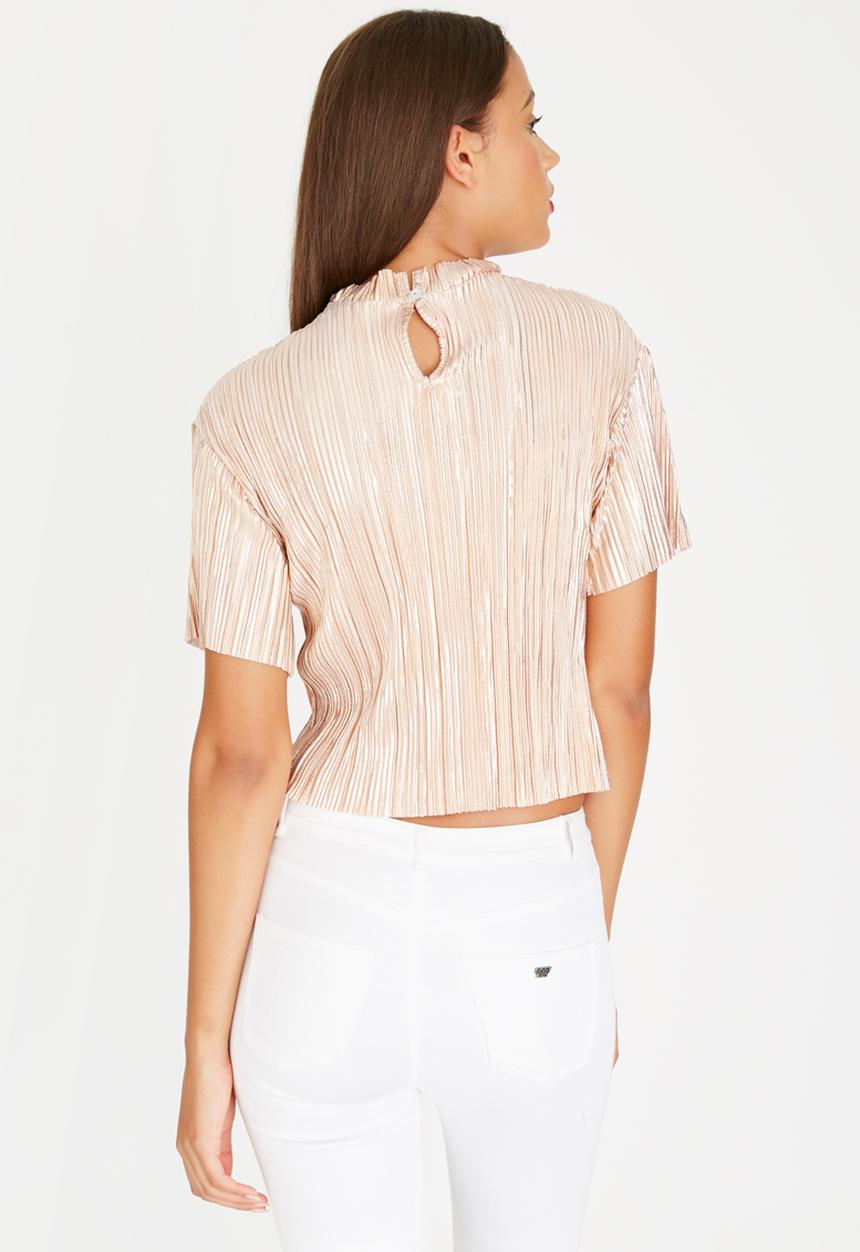 STYLE REPUBLIC - High Neck Blouse Mid Pink