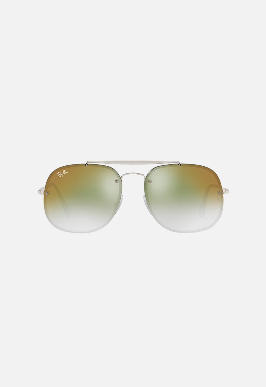 Ray-Ban - Ray Ban The General Blaze 58mm Sunglasses Silver