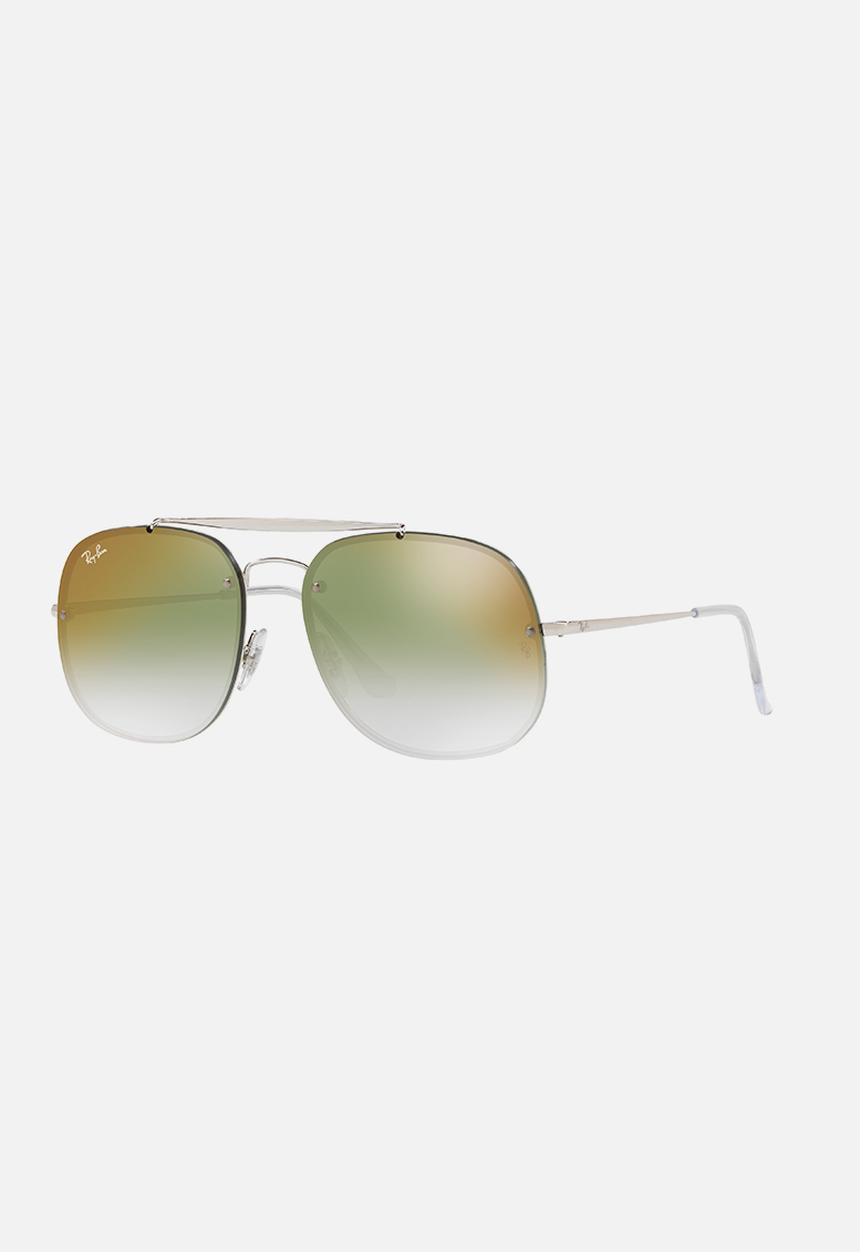 Ray-Ban - Ray Ban The General Blaze 58mm Sunglasses Silver