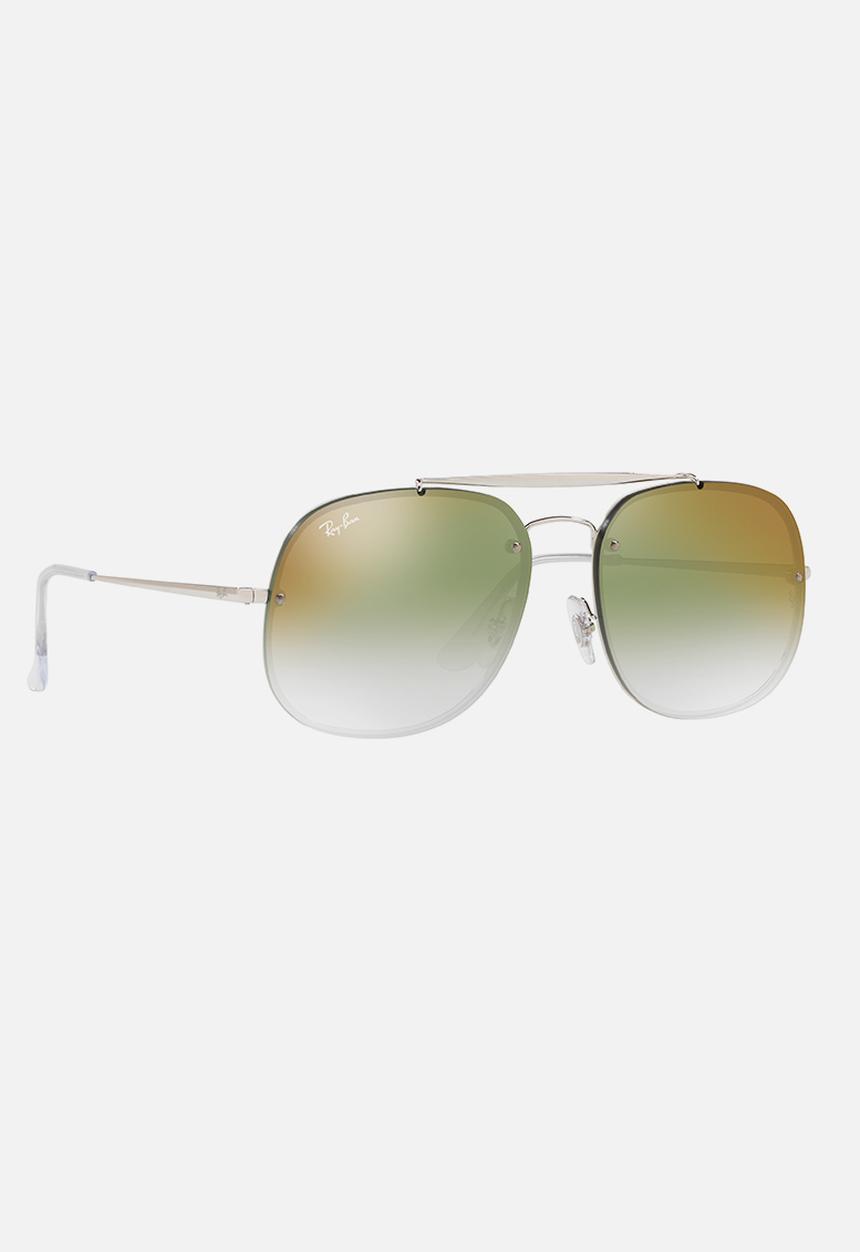 Ray-Ban - Ray Ban The General Blaze 58mm Sunglasses Silver