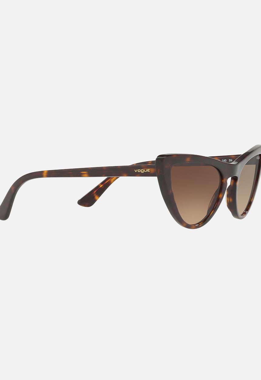 Vogue Eyewear - Vogue Gigi Hadid Cat-eye 54mm Sunglasses Brown