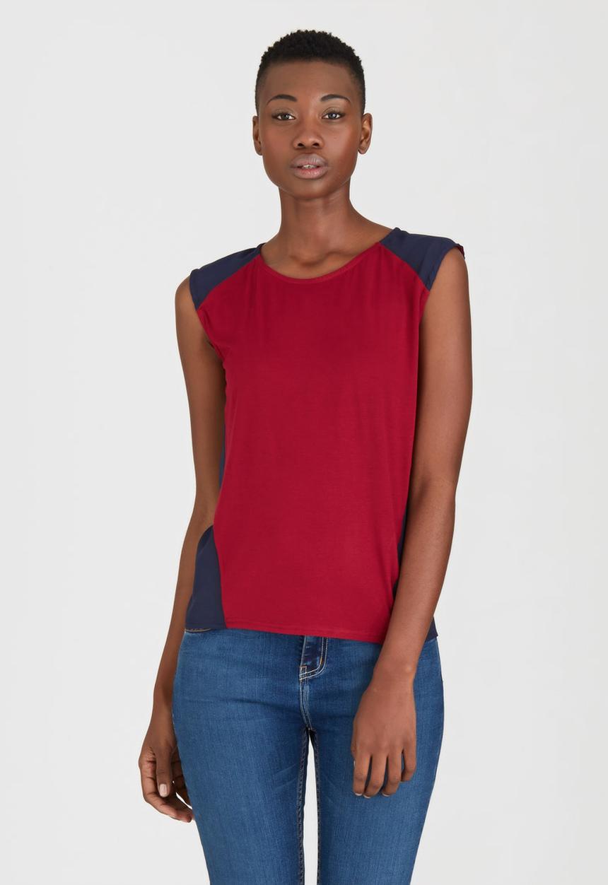 Kate Jordan - Contrast Vest Red