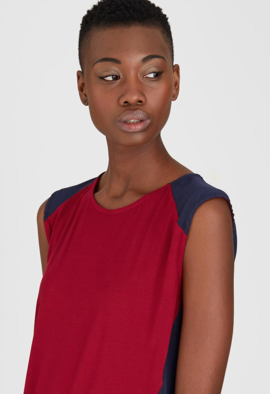 Kate Jordan - Contrast Vest Red
