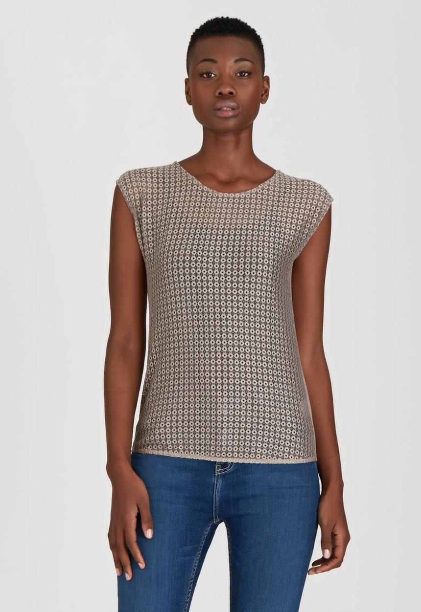 Kate Jordan - Lace Vest Stone