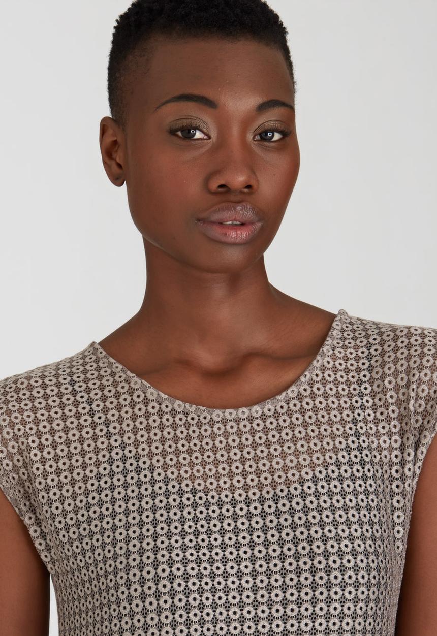 Kate Jordan - Lace Vest Stone