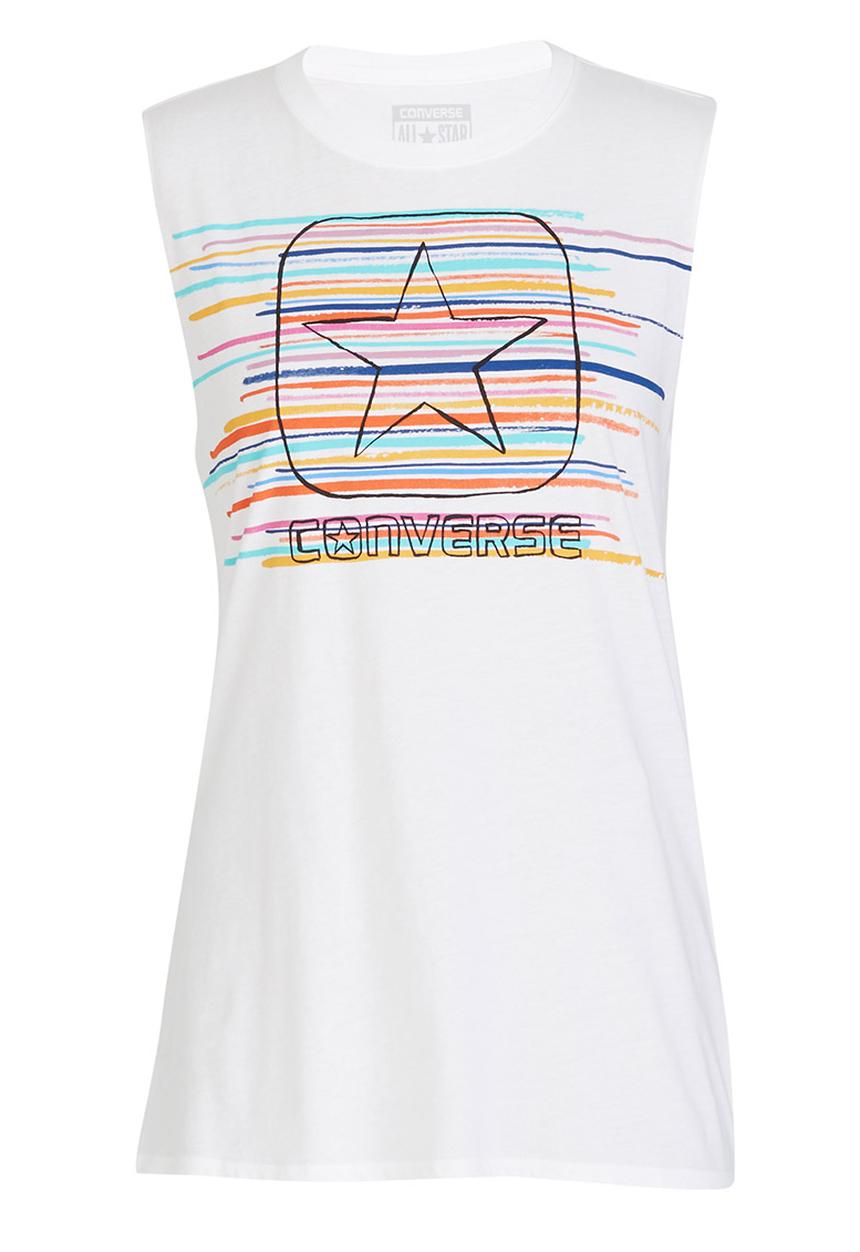 Converse - Festival Box Star Muscle Tee White