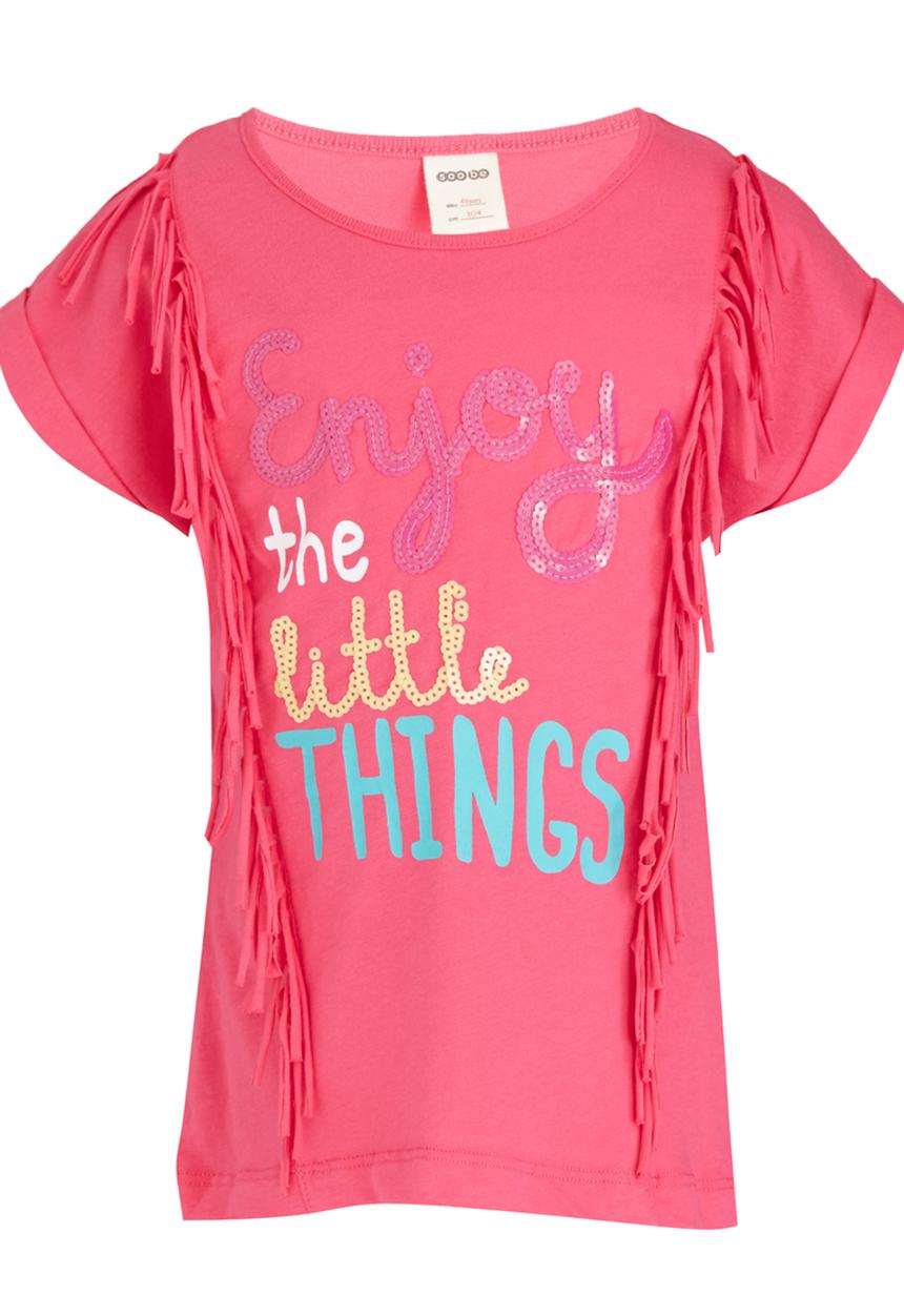 Soobe - Printed Tee Mid Pink