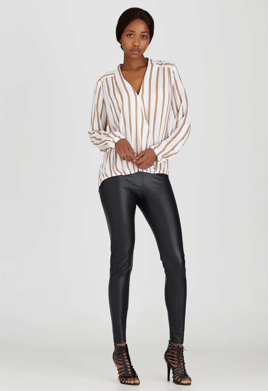 STYLE REPUBLIC - Wrap Shirt Multi-colour