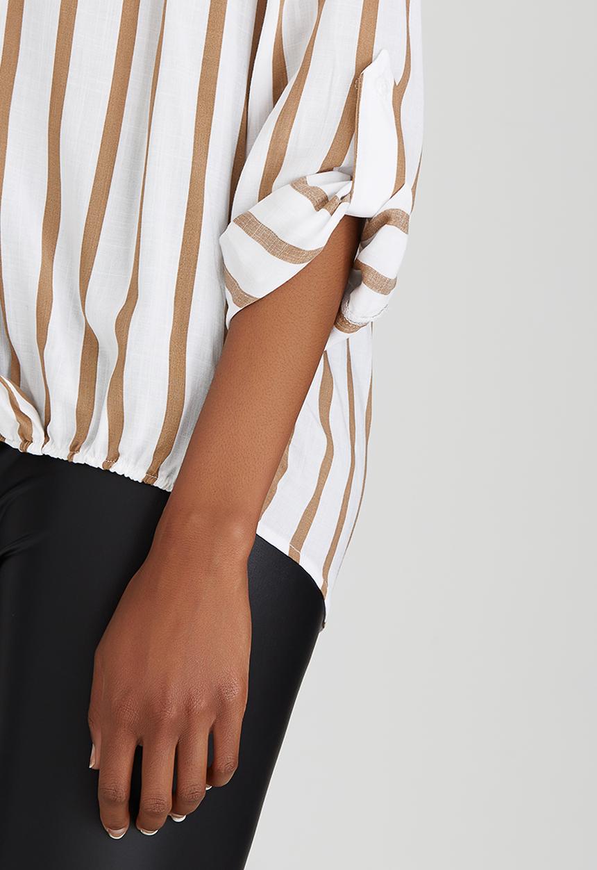 STYLE REPUBLIC - Wrap Shirt Multi-colour