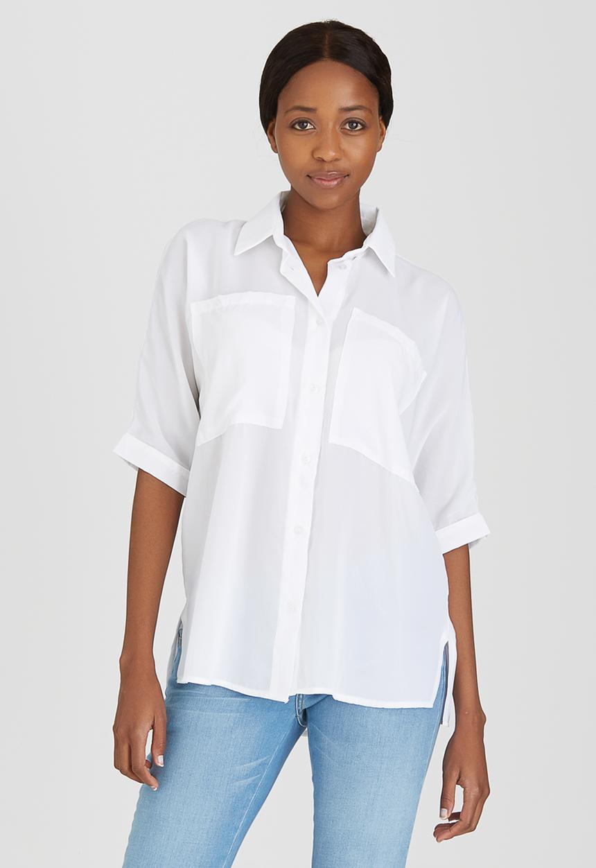STYLE REPUBLIC - Boxy Shirt White