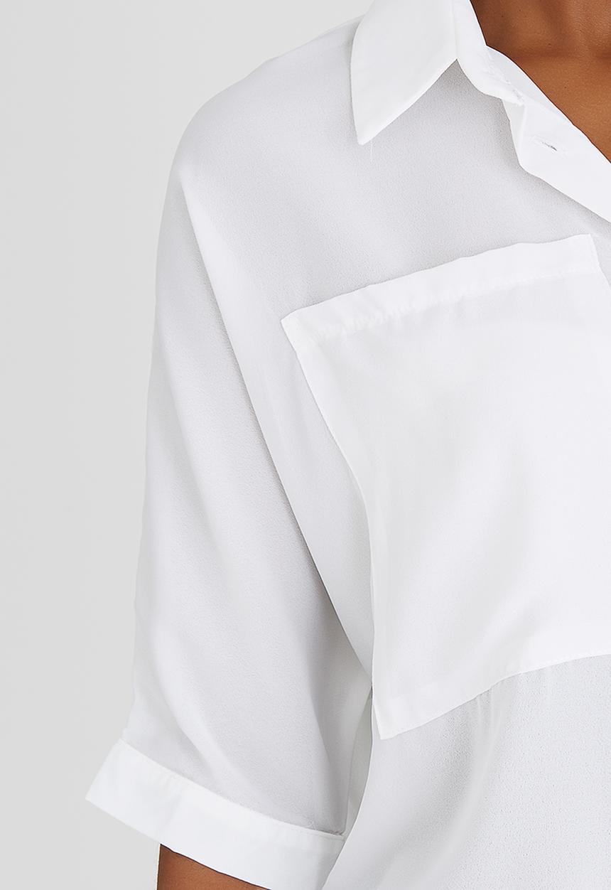 STYLE REPUBLIC - Boxy Shirt White
