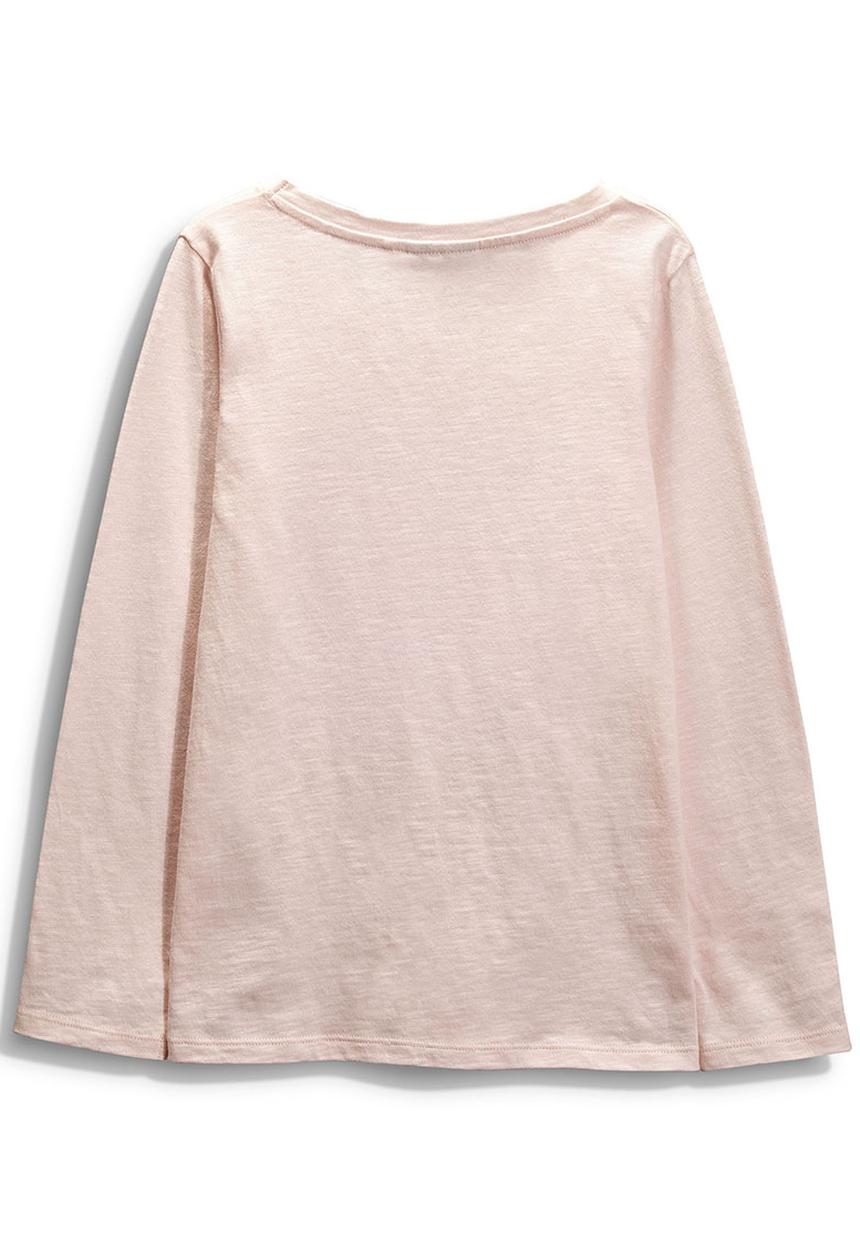 Next - Pink Sparkly Ballet Shoes T-Shirt Pale Pink
