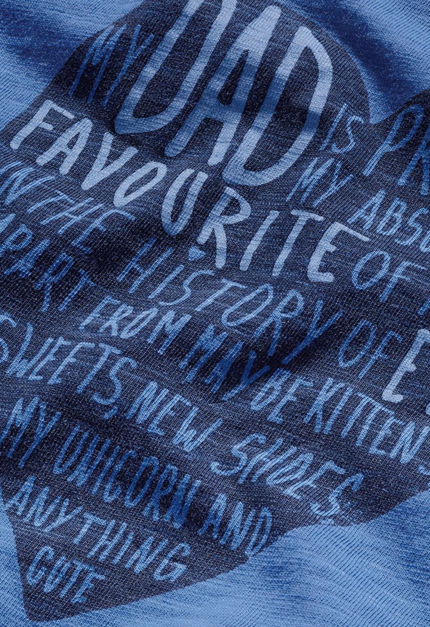Next - Dip dye t-shirt Mid Blue