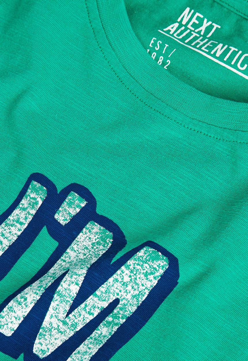 Next - Slogan T-shirt Green
