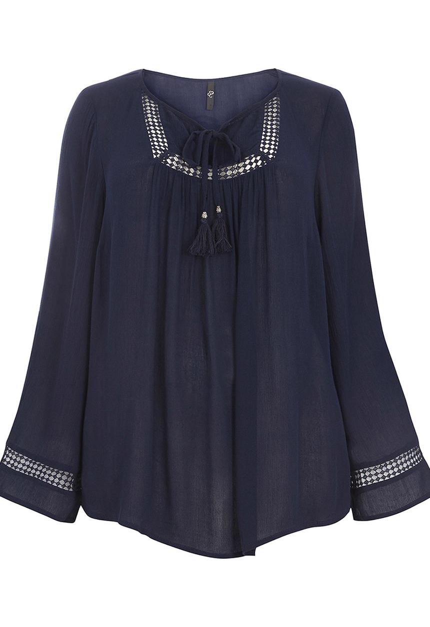 EVANS - Blouse Navy