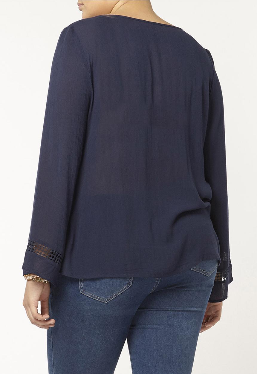 EVANS - Blouse Navy