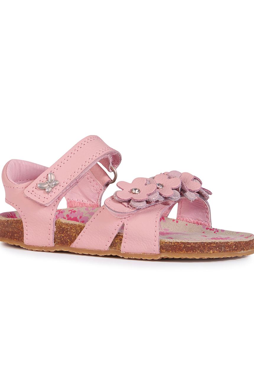 Next - Floral Corkbed Sandals Pale Pink Pale Pink