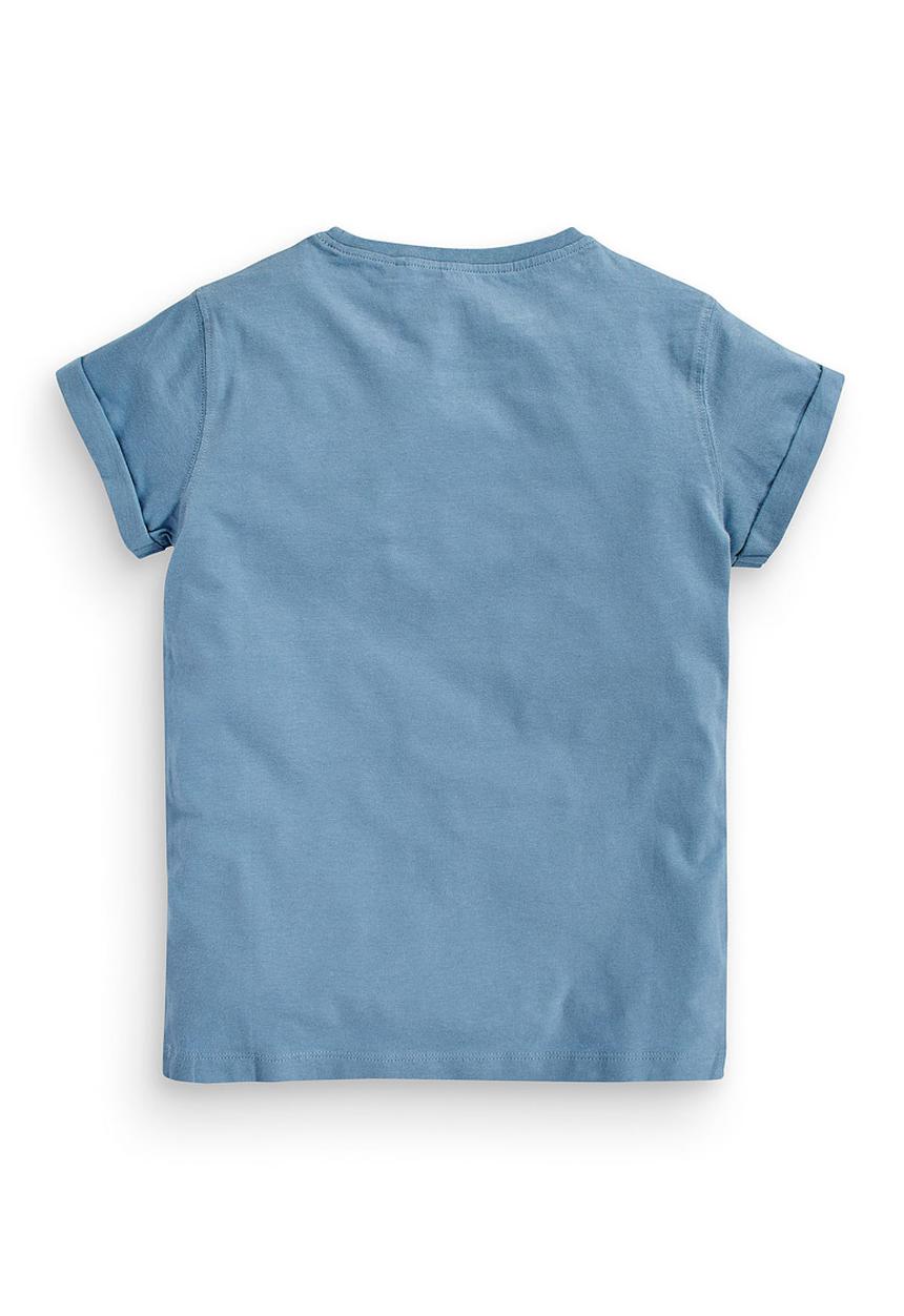Next - Blue slogan t-shirt Pale Blue