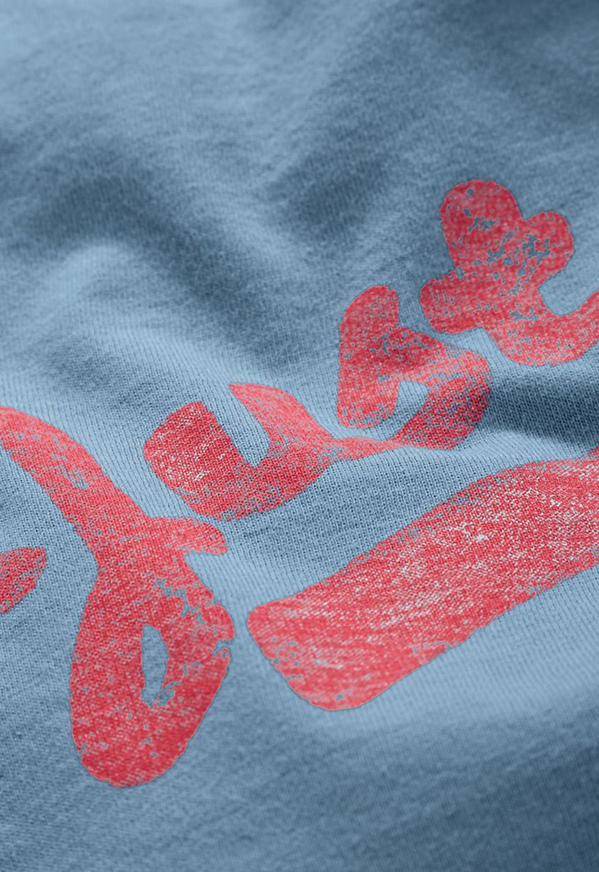 Next - Blue slogan t-shirt Pale Blue