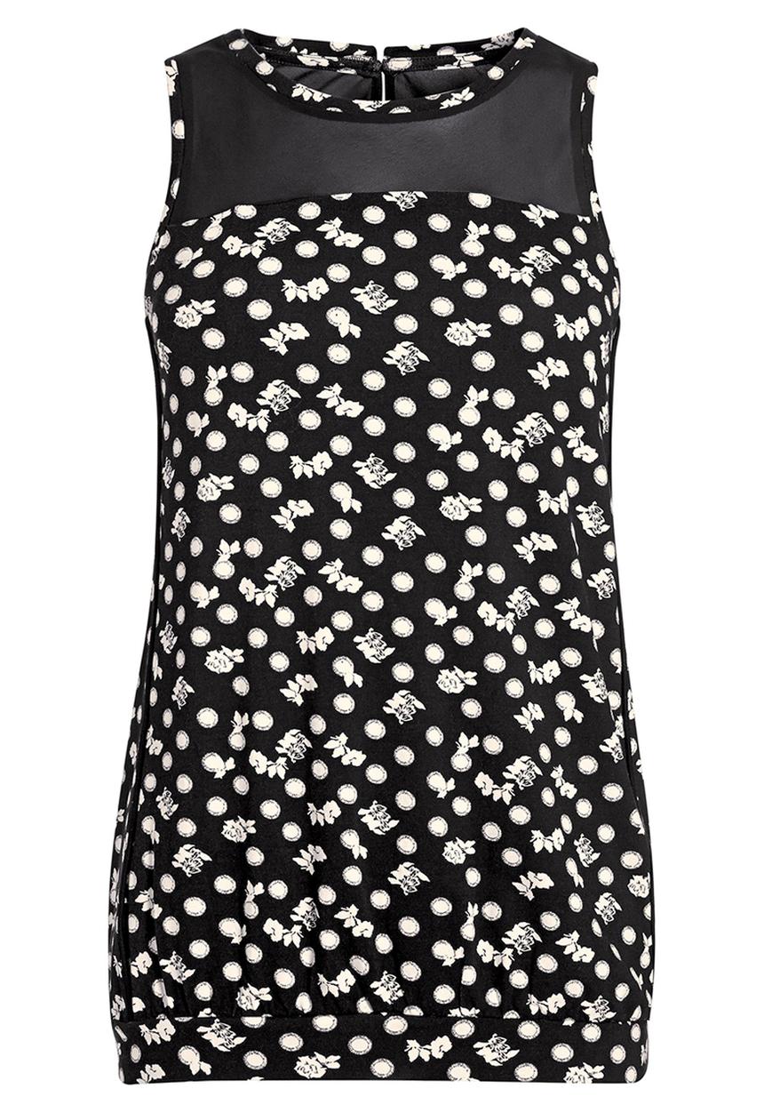 Next - Monochrome Cami Black/White Black and White