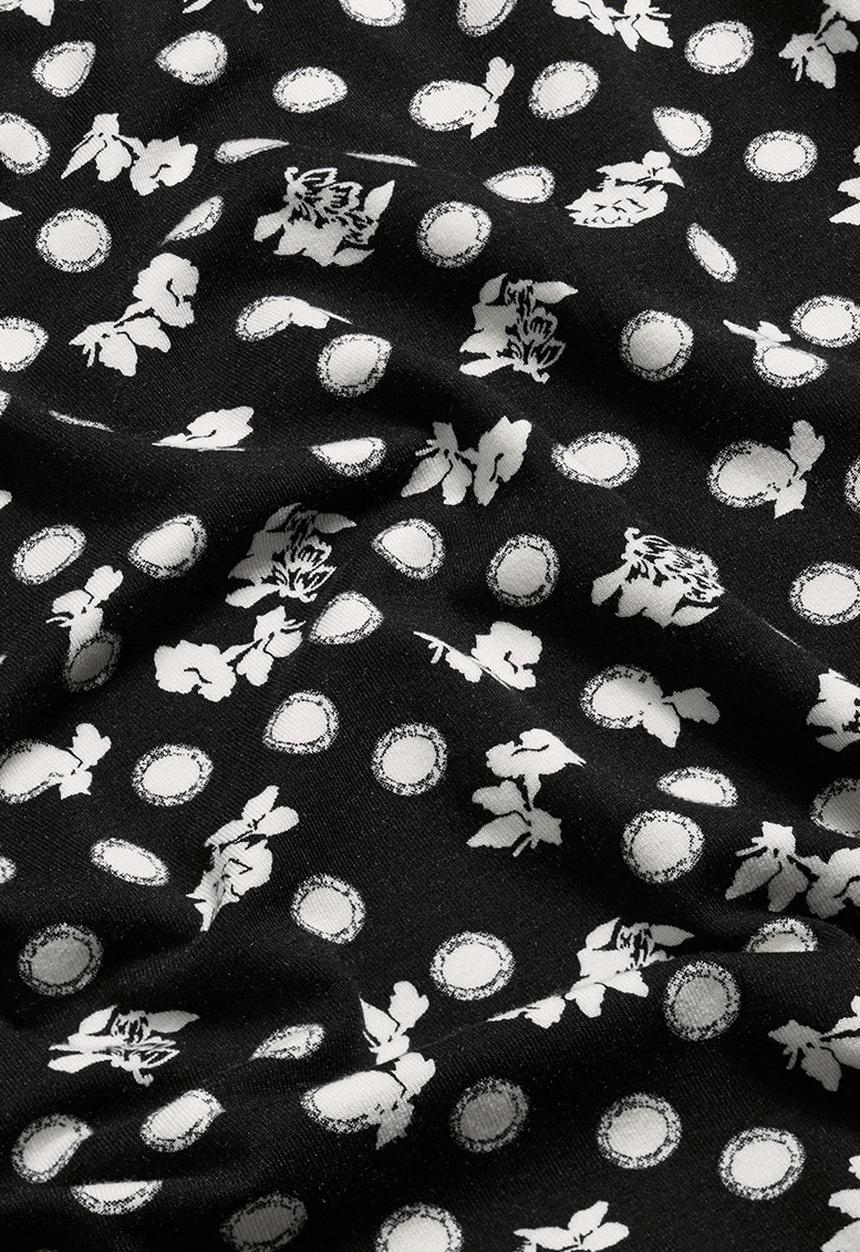 Next - Monochrome Print Blouse Black/White Black and White